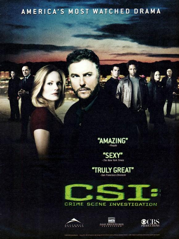 Постер к C.S.I. Место преступления (1-15 сезон)