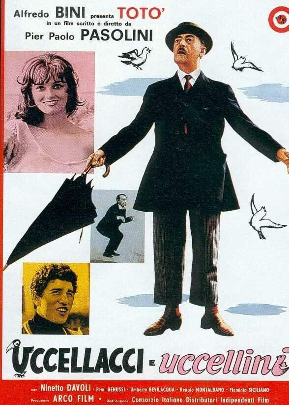 Постер к Птицы большие и малые (1966)