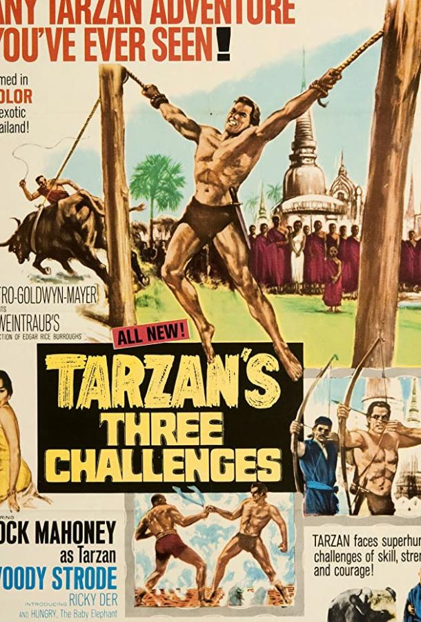 Постер к Три испытания Тарзана (1963)